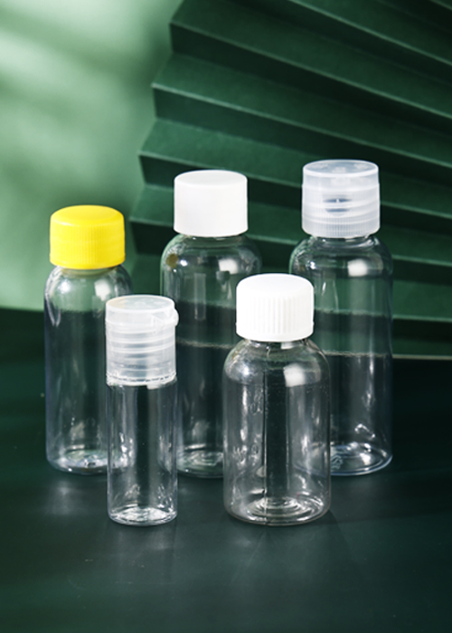 Botella PET de 30 ml con tapa abatible