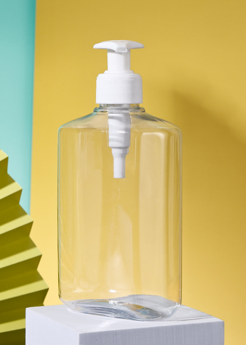 Botella octogonal de PET de 500 ml
