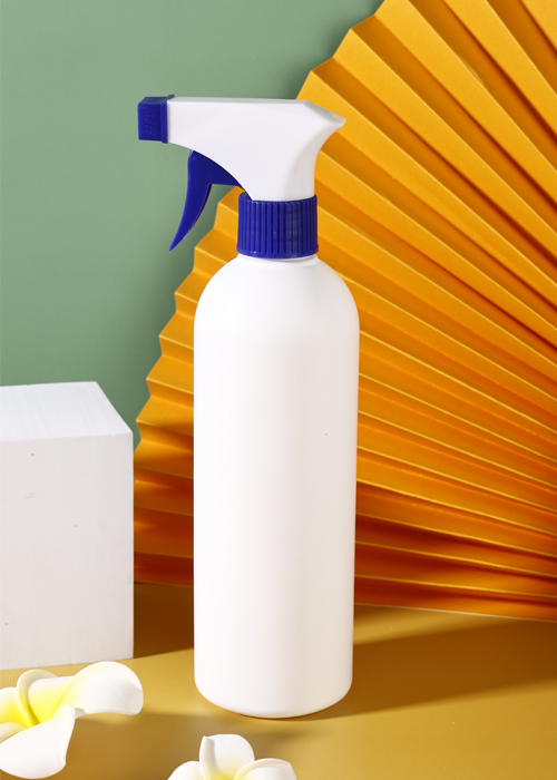 Botella de aerógrafo de mano cilíndrica blanca PE de 300 ml