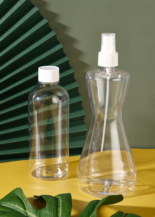 Botella transparente de PET de 300 ml