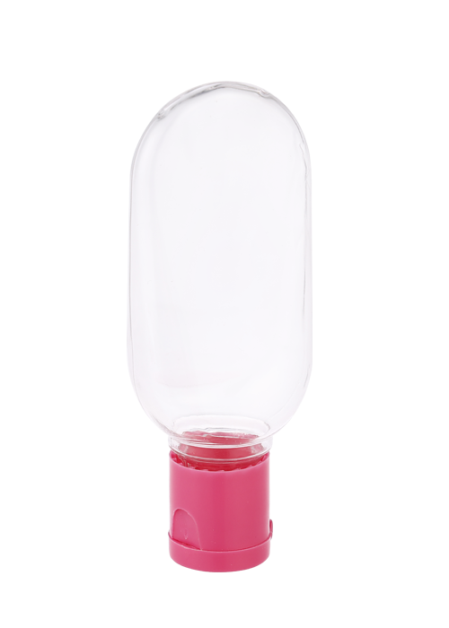 Botella desinfectante de manos con tapa abatible de gel PETG de 30 ml