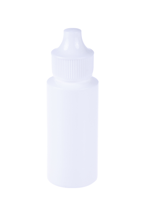 Botella redonda de líquido de energía celular PE de 30 ml con tapa de punta interna