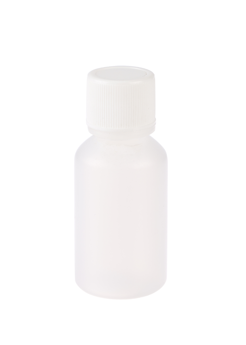 Botella de cápsula blanca de 30-60 g de PE