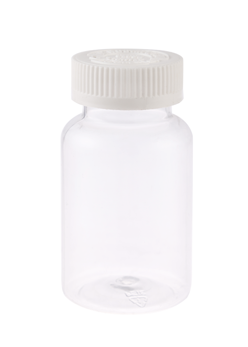 Botella de producto de salud con cápsula de PET de 150 ml con tapón de rosca a presión