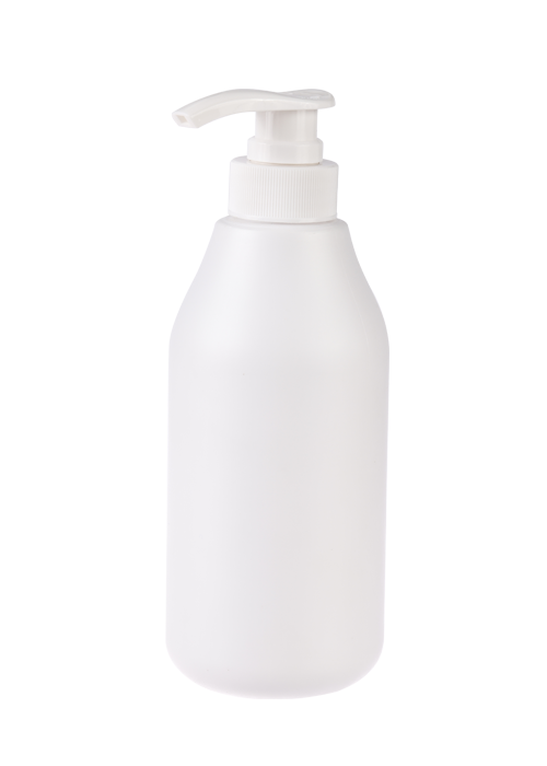 Botella de esterilización y desinfectante de botella de bomba de presión de loción de gel PE de 500 ml
