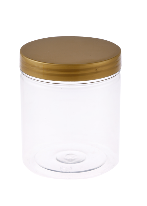 Tarro de envasado de nueces de tarro de comida transparente PET de 300 ml